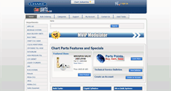 Desktop Screenshot of chartparts.com